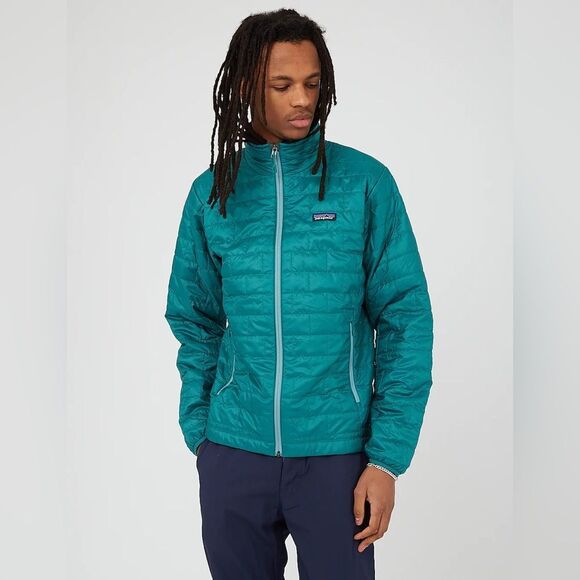 🏔️ Patagonia - Men's Nano Puff Jacket - Teal - Picture 1 of 5